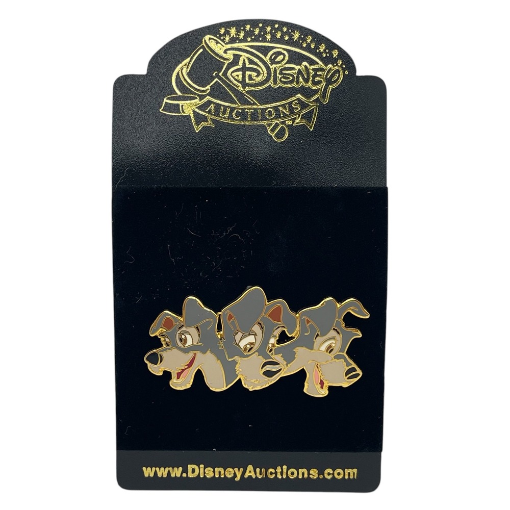 Disney Auctions Lady and the Tramp Puppies Pin Limited Edition 500 Rare LE500